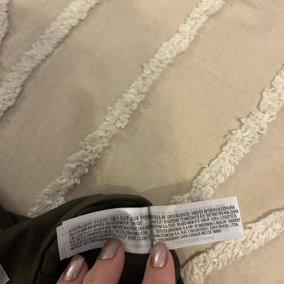 Zara Classic Khaki Women's Trousers - Picture 5 of 6